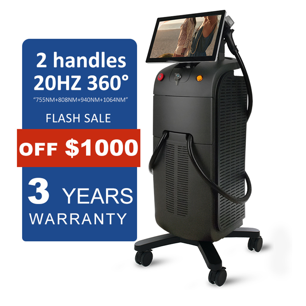 2022 Alexandrite 808 Diode Laser Hair Removal Machine Price Dark Skin