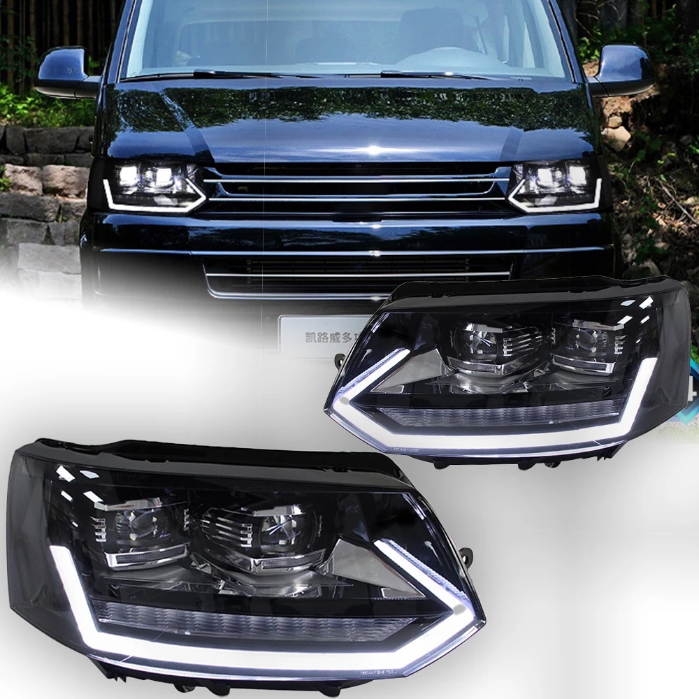 Car Lights for VW Multivan T5 LED Headlight Projector Lnes 20 14-20 19 Head Lamp Animation Dynamic Signal DRL Auto Accessories