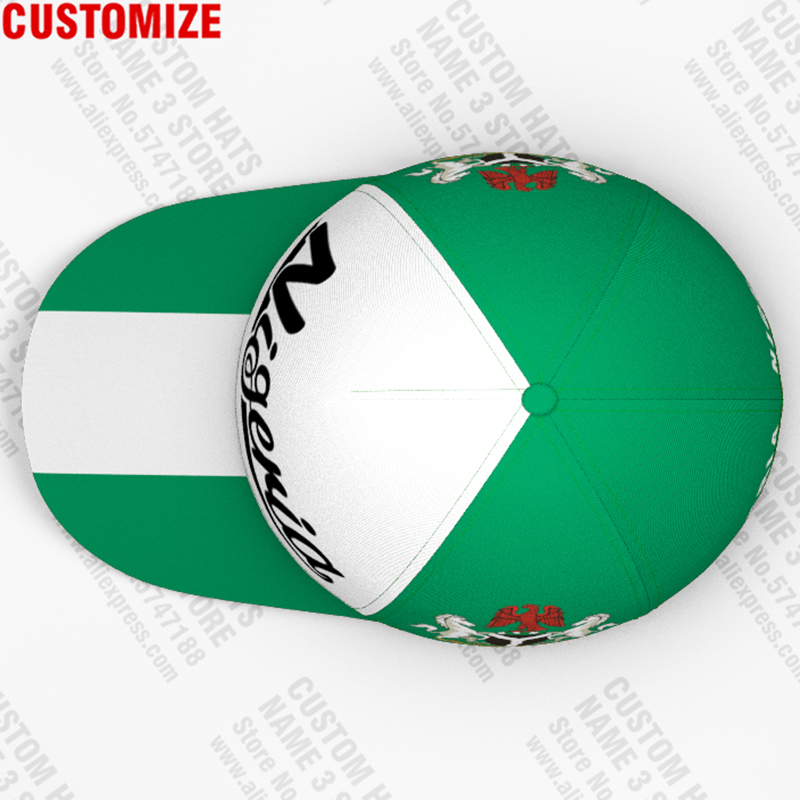 Ball Caps Nigeria Baseball Cap Free 3d Custom Made Name Team Ng Hat Nga Country Travel Federal Nigerian Nation Republic Flag Headgear 220928