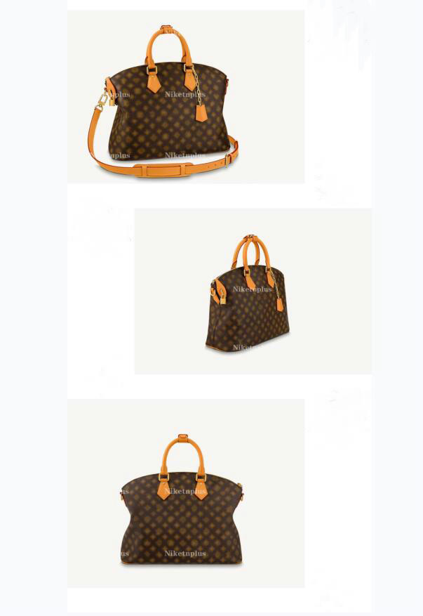 M46240 Lock It Tote designer womens large capacity handbags brown flower leather pattern blur flower shoulder bags, #1
M46240 Lock It Tote designer womens large capacity handbags brown flower leather pattern blur flower shoulder bags, #1