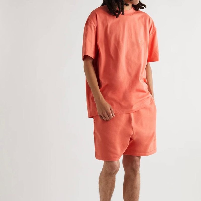 22fw Europe Flocked T Shirt Summer Tee high street casual Men Women Plus Size Short Sleeve Tshirt Fleece Shorts Running Bottoms Tracksuit Set Coral New Colors, Lemon yellow tee
22fw Europe Flocked T Shirt Summer Tee high street casual Men Women Plus Size Short Sleeve Tshirt Fleece Shorts Running Bottoms Tracksuit Set Coral New Colors, Lemon yellow tee