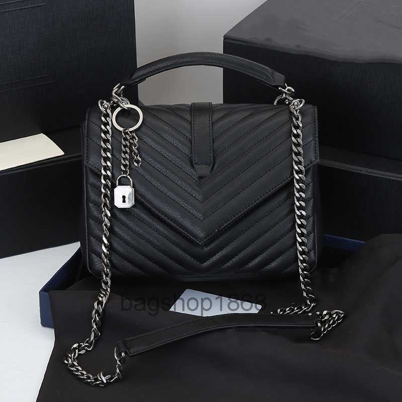 College Medium Chain Shoulder Bag Quilted Messenger Bags Designers Women CrossBody Bags Quality Real Leather Black White Handbags, Color 2
College Medium Chain Shoulder Bag Quilted Messenger Bags Designers Women CrossBody Bags Quality Real Leather Black White Handbags, Color 2