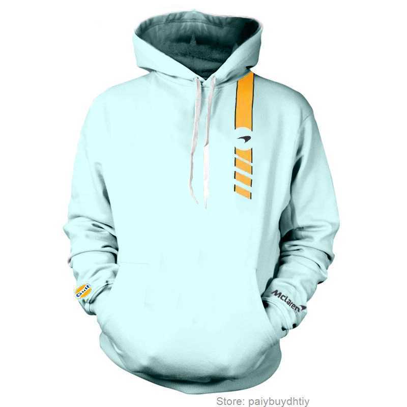 McLaren Men's Autumn Sweatshirt F1 Team Short-sleeved Racing Fan Hoodie Blue Driver Theme Commemorative Hoodie Gulf Oil Brand Summer
McLaren Men's Autumn Sweatshirt F1 Team Short-sleeved Racing Fan Hoodie Blue Driver Theme Commemorative Hoodie Gulf Oil Brand Summer