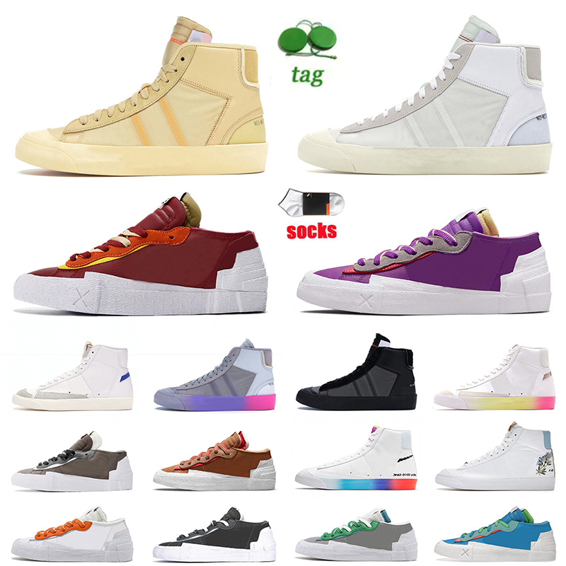 Top-Quality Mens Mid Low 77 Running Shoes Blazer OG Sneakers Offs White Grim Reaper All Hallows Eve Wolf Grey Magma Orange Black Classic Green Platform Skate, A10 ofwhite 36-45
Top-Quality Mens Mid Low 77 Running Shoes Blazer OG Sneakers Offs White Grim Reaper All Hallows Eve Wolf Grey Magma Orange Black Classic Green Platform Skate, A10 ofwhite 36-45