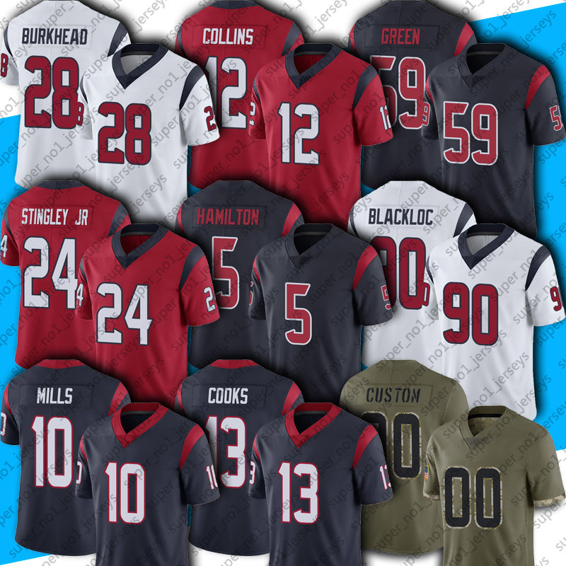 31 Dameon Pierce Jersey Football 5 Jalen Pitre Houston Texans Nico Collins Davis Mills Brandin Cooks Jerseys Roy Lopez Kamu Grugier Hill Derek Stingley Jr Kirksey, Man custom jersey (dzr)
31 Dameon Pierce Jersey Football 5 Jalen Pitre Houston Texans Nico Collins Davis Mills Brandin Cooks Jerseys Roy Lopez Kamu Grugier Hill Derek Stingley Jr Kirksey, Man custom jersey (dzr)