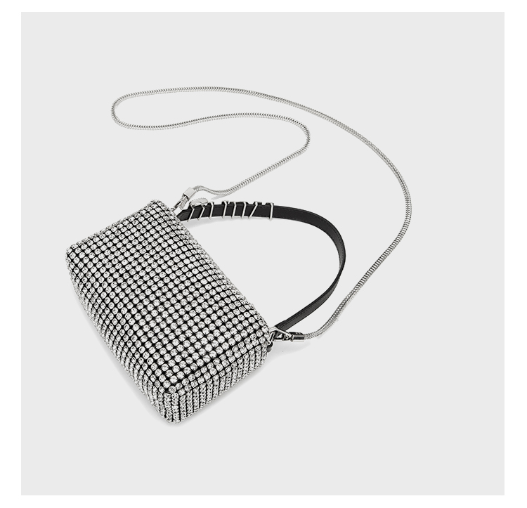 Designer Bag with Shinny Rehinestions Luxury Bag Women Diamond Hobo-bag Handbag Tote Shoulder Cross Body Shiny Rhinestone Purse Ladies Clutch, Silver with full logo
Designer Bag with Shinny Rehinestions Luxury Bag Women Diamond Hobo-bag Handbag Tote Shoulder Cross Body Shiny Rhinestone Purse Ladies Clutch, Silver with full logo