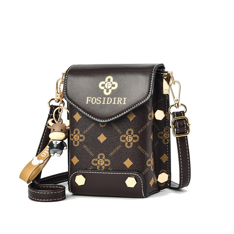 Waist Bags Fashion Women Pattern Shoulder Hardware Chain Strap Color Block Messenger Handbag Composite Crossbody 220926