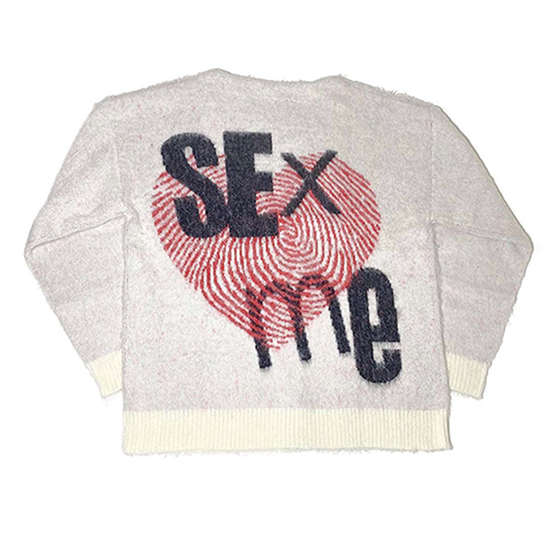 Men's Sweaters Harajuku V Neck Knitwear Men Clothing Men's Pullovers Sweaters Creative Stripes Women's Knitted Streetwear Maiden Oversi