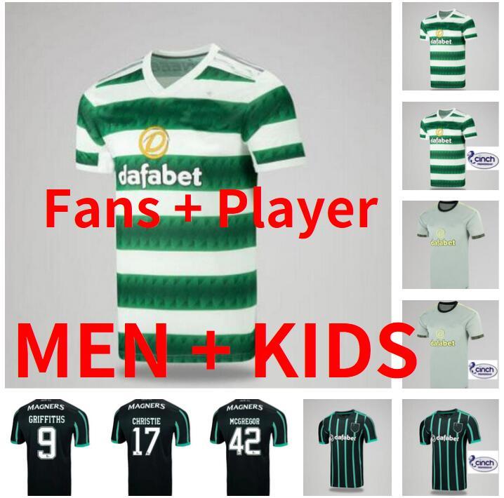 FANS Player version 21 22 23 Glasgow Celtic Soccer Jersey MCGREGOR EDOUARD 2022 2023 BROWN FORREST BAYO KLIMALA Football Shirt GRIFFITHS TAYLOR uniform man kids kit, Kids size6
FANS Player version 21 22 23 Glasgow Celtic Soccer Jersey MCGREGOR EDOUARD 2022 2023 BROWN FORREST BAYO KLIMALA Football Shirt GRIFFITHS TAYLOR uniform man kids kit, Kids size6