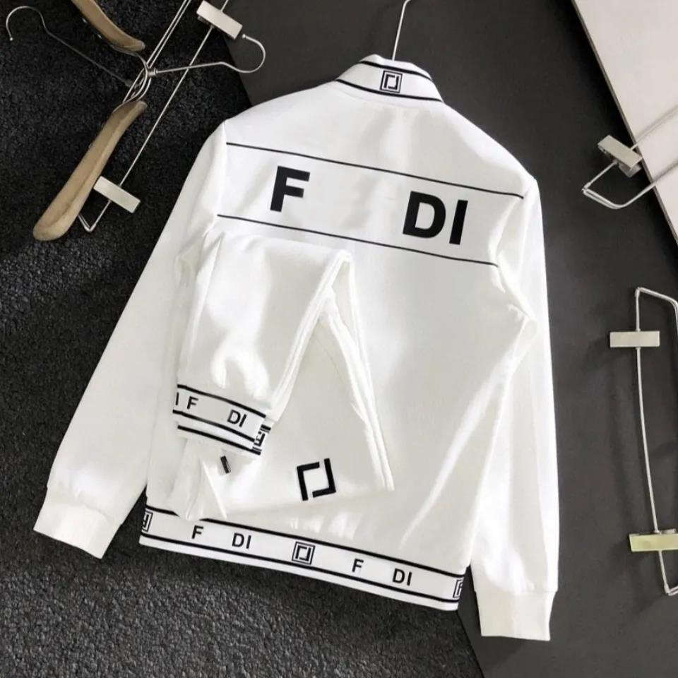 Designers New Mens Tracksuits Fashion Brand Men Suit Spring Autumn Men's Two-Piece Sportswear Casual Style Suits, White1
Designers New Mens Tracksuits Fashion Brand Men Suit Spring Autumn Men's Two-Piece Sportswear Casual Style Suits, White1
