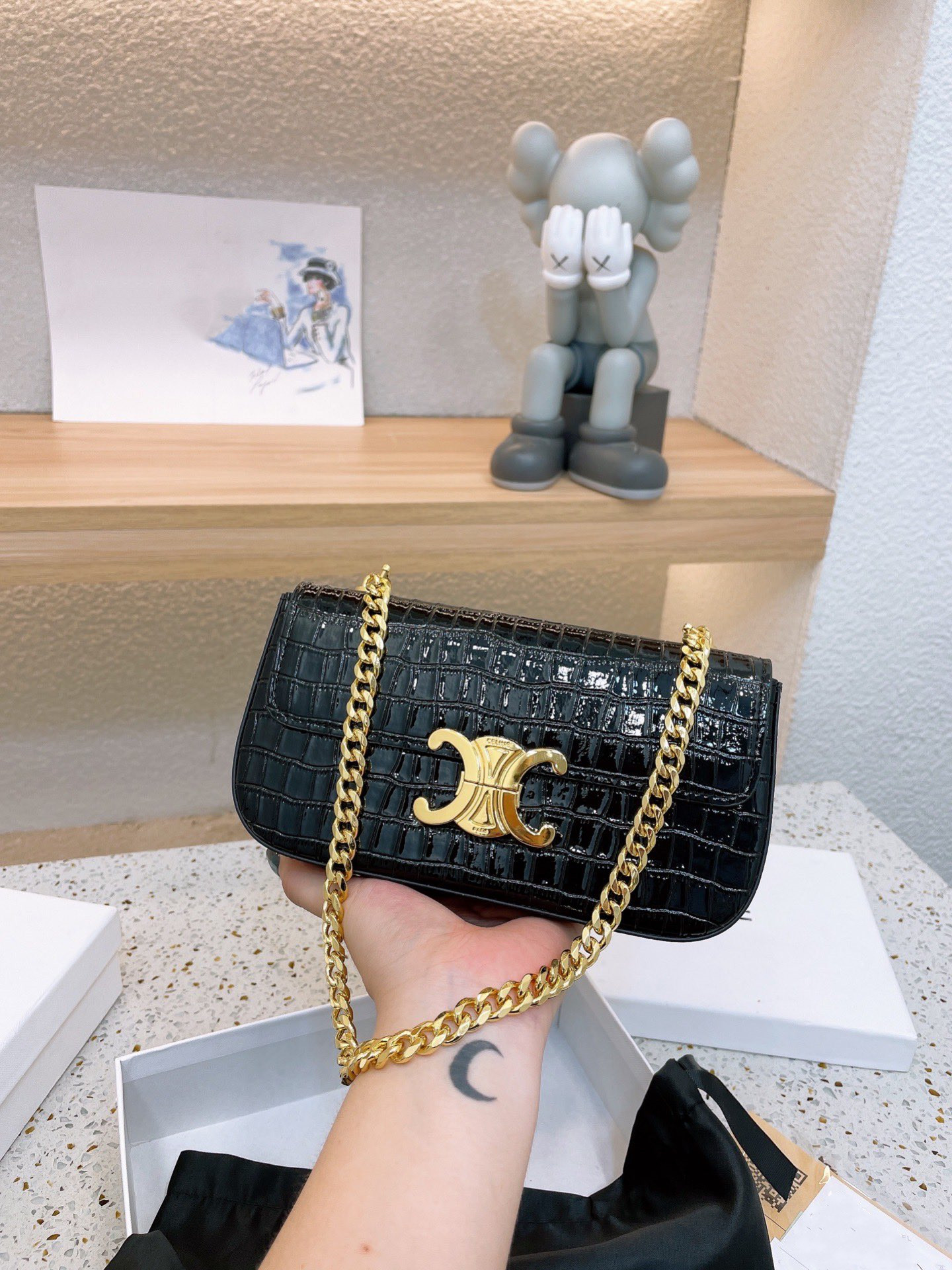 Luxury Fashion designer Leather Bag Women and lady Handbag Shoulder Purse Handbags Luxurys Designer Messenger Bags Wallet, Box
Luxury Fashion designer Leather Bag Women and lady Handbag Shoulder Purse Handbags Luxurys Designer Messenger Bags Wallet, Box