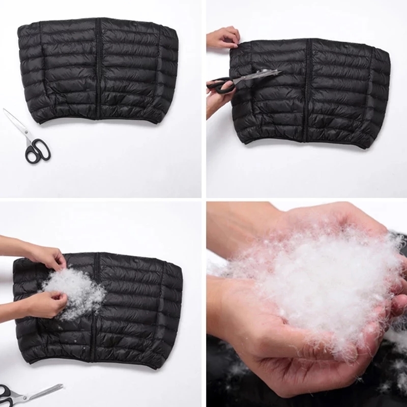 Men's Down Parkas Winter Men Duck Down Vest Coat Ultralight Sleeveless Puffer Vest Jacket ultra thin warm lightweight down jacket Waistcoat 22092