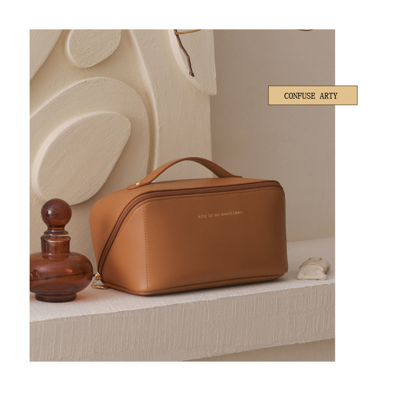 Cosmetic Bags Cases Fashion Women Bag PU Leather Waterproof Travel Storage Makeup Pouch 220927