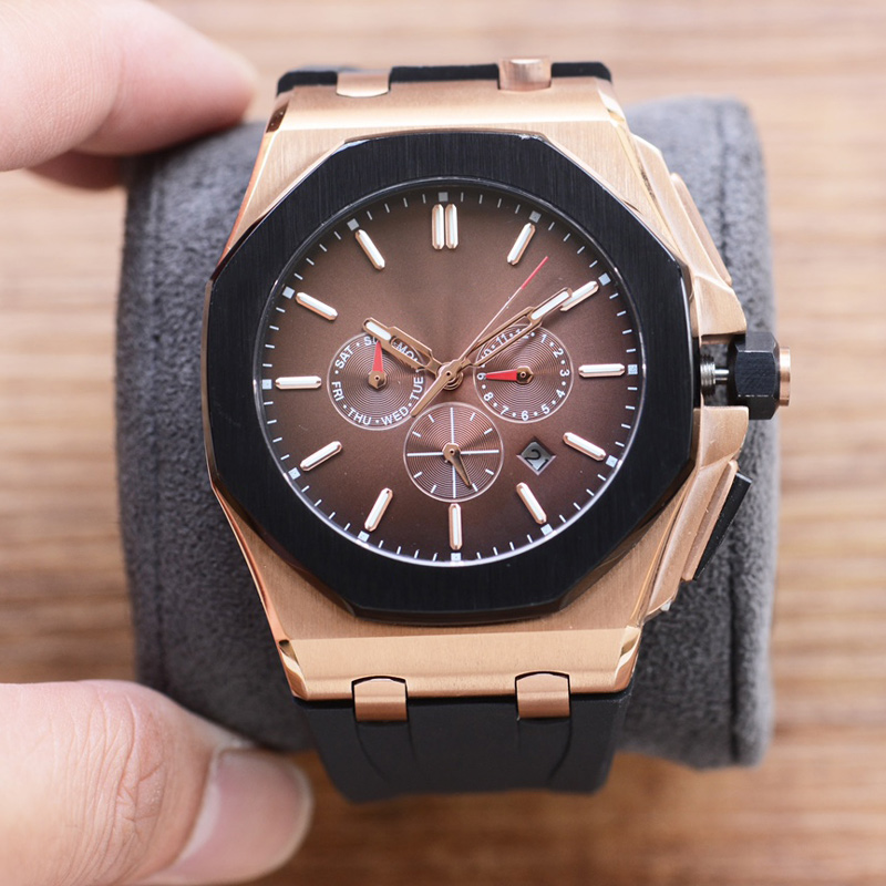 Mens Watches Automatic Mechanical Watch 44mm Gradient Dial Waterproof Fashion Business Wristwatches Montre De Luxe, Color 1 
Mens Watches Automatic Mechanical Watch 44mm Gradient Dial Waterproof Fashion Business Wristwatches Montre De Luxe, Color 1