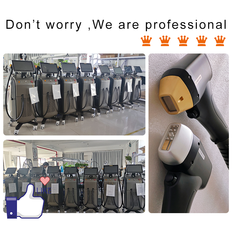 2022 Alexandrite 808 Diode Laser Hair Removal Machine Price Dark Skin