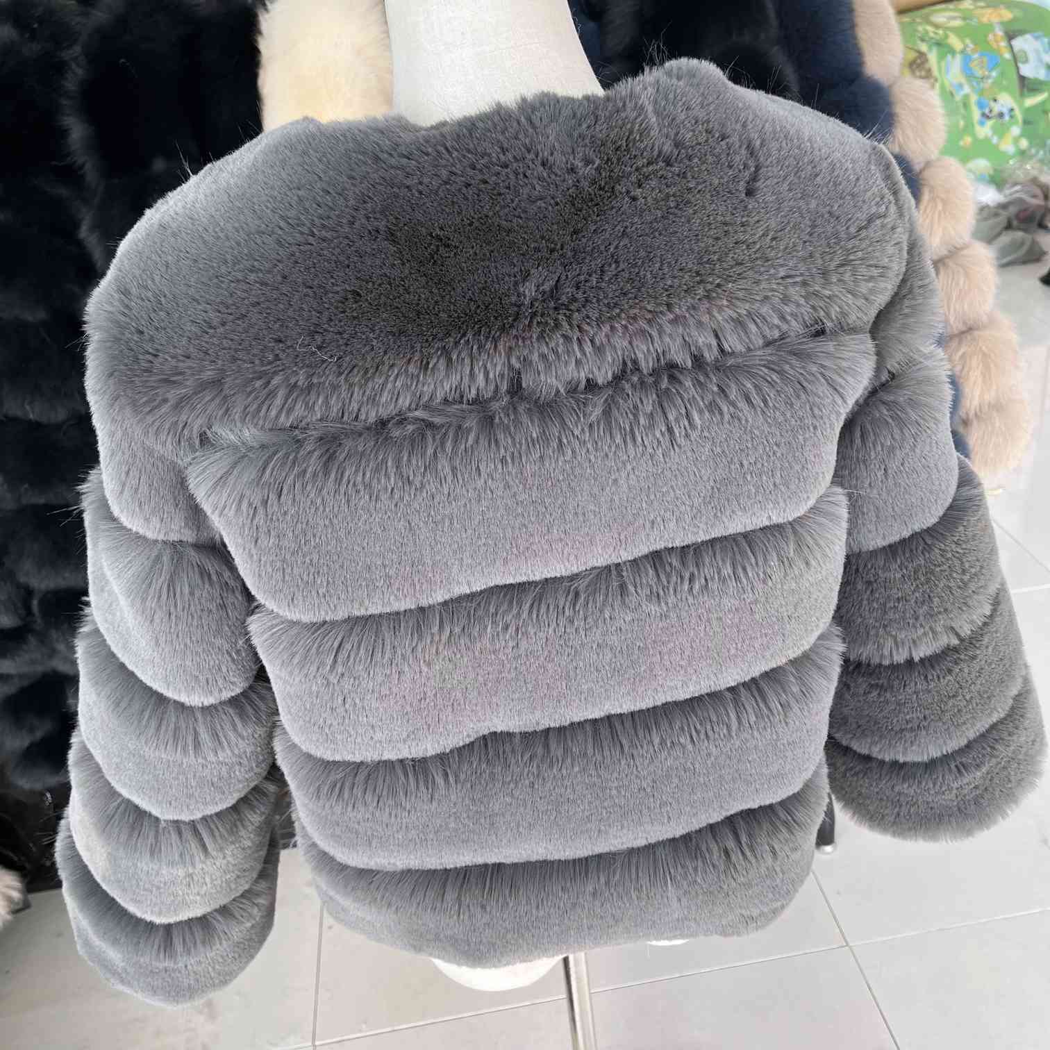 Women's Fur Faux Fluffy Coat Women Winter Jacket Fashion Thick Warm Overcoat Coats Female Casual Party Over 220928
