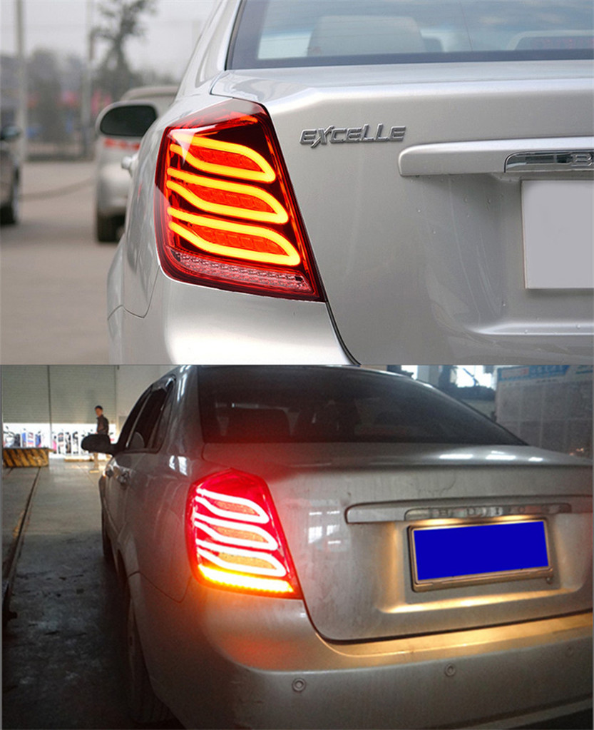 Auto Tuning Taillights For Buick Excelle 2003-2007 LED Fog Lights Day Running Light DRL Car Accessories Opel Taillight