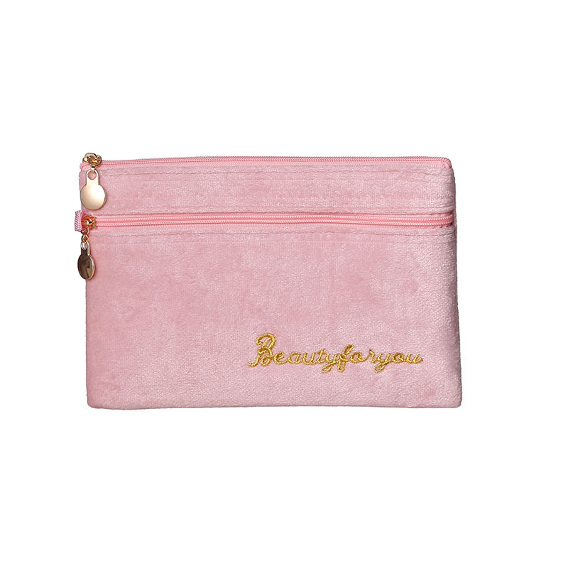5pcs Cosmetic Bags Women Lint Letter Prints Double Zipper Lipstick Square Storage Bag, Pink
5pcs Cosmetic Bags Women Lint Letter Prints Double Zipper Lipstick Square Storage Bag, Pink