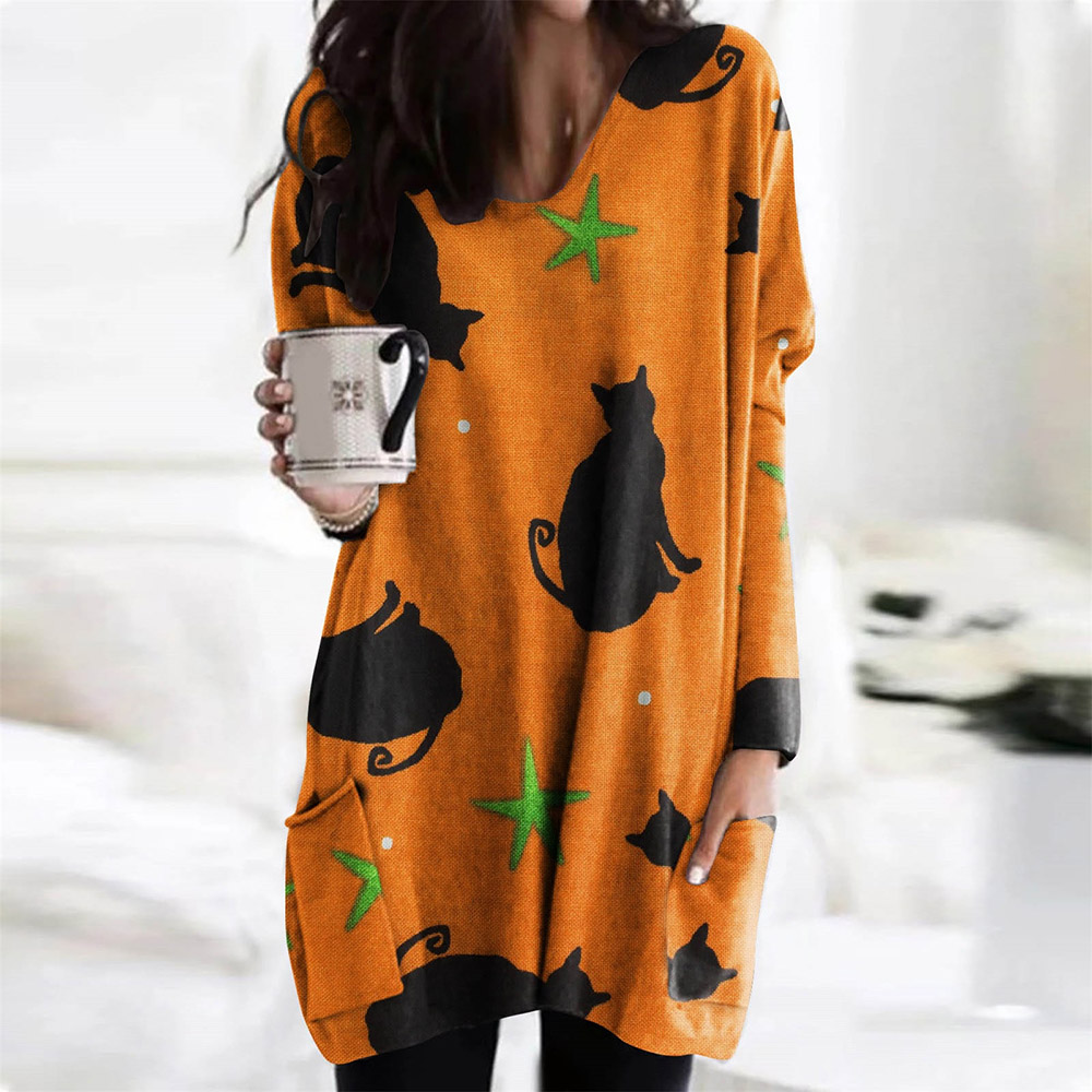 Womens Halloween Costumes Long Sleeve Flattering Comfy Flowy Tops Loose Oversized Casual t shirt Hoodie Blouse, Customize
Womens Halloween Costumes Long Sleeve Flattering Comfy Flowy Tops Loose Oversized Casual t shirt Hoodie Blouse, Customize