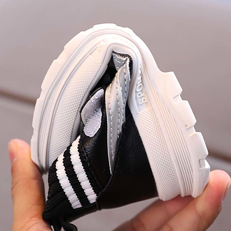 Boots Kids Casual Shoes Autumn Winter Warm Ankle Children Boots Boys Fashion Leather Soft Antislip Girl Sport Running Shoes 220927