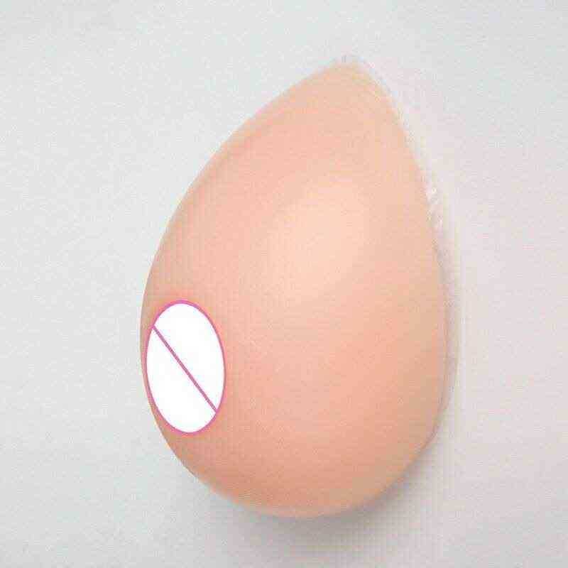Nxy Breast Form Silicone Warter Drop Shape Adhesive Pillow Soft Realistic Boob Crossdresser Transgender Queen Transvestite Mastectomy Bra 220611