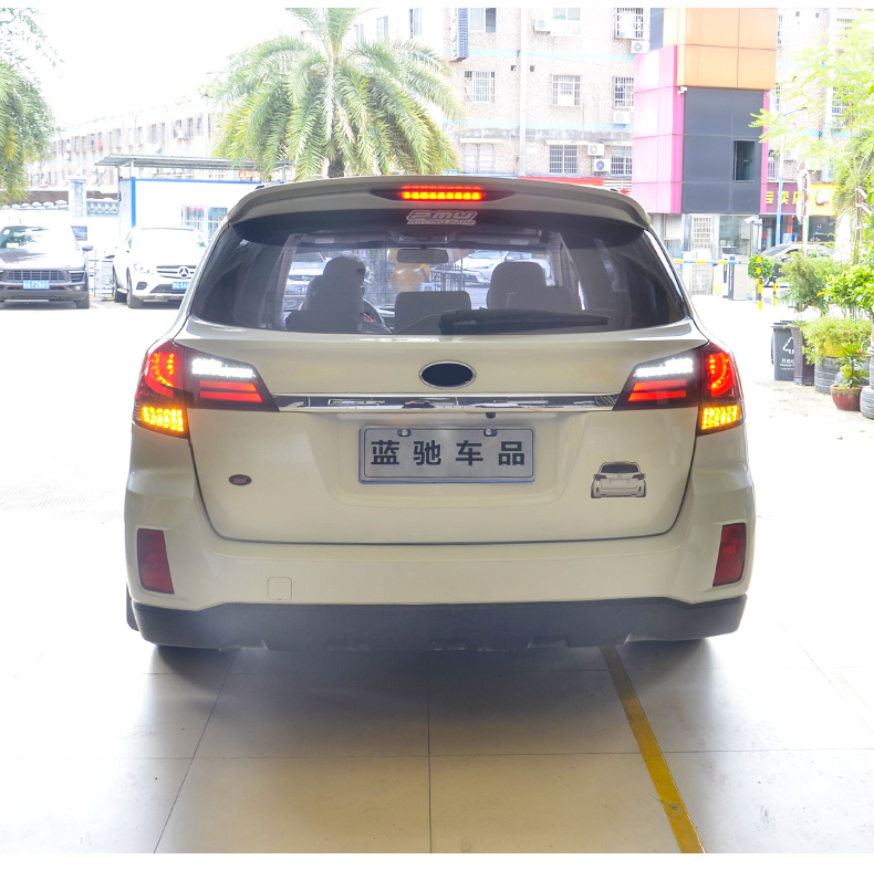 Car Taillights For Subaru Outback 20 10-20 16 Tail Lamp LED Fog Lights Day Running Light DRL Tuning Car Accessories
