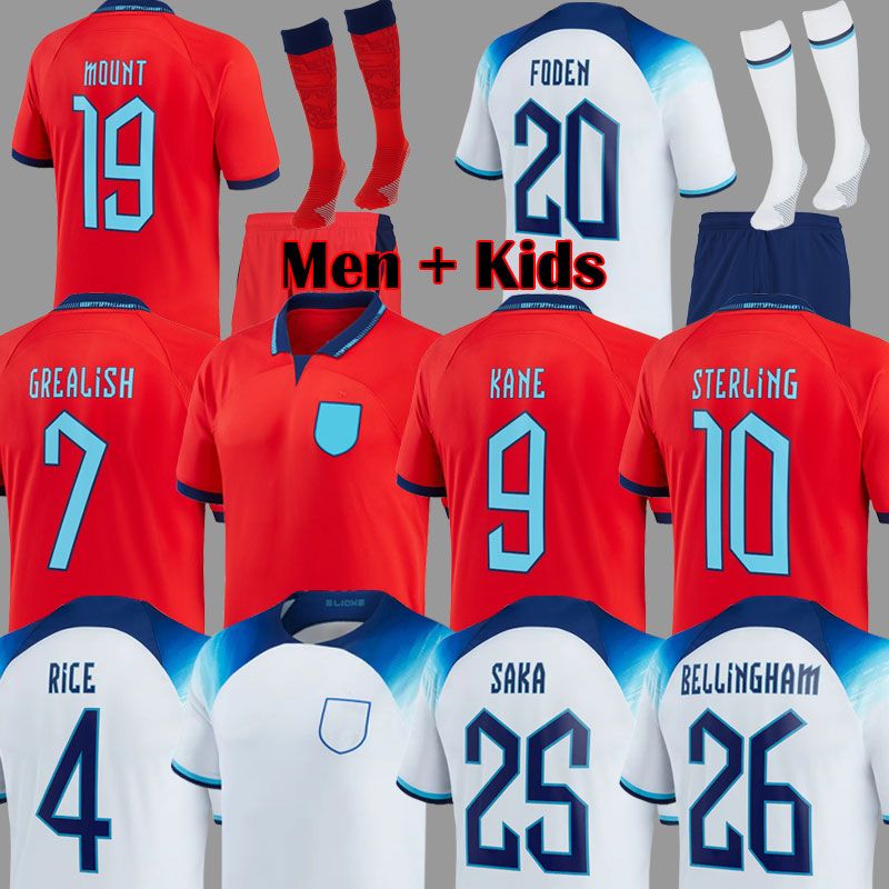 2022 Soccer Jerseys World Cup SANCHO RASHFORD 2023 ENGLANDS KANE STERLING GREALISH National team Football Kit 22 23 Red shirts White Blue Men Kids kits 111, Yinggelan 2022 home world cu1
2022 Soccer Jerseys World Cup SANCHO RASHFORD 2023 ENGLANDS KANE STERLING GREALISH National team Football Kit 22 23 Red shirts White Blue Men Kids kits 111, Yinggelan 2022 home world cu1