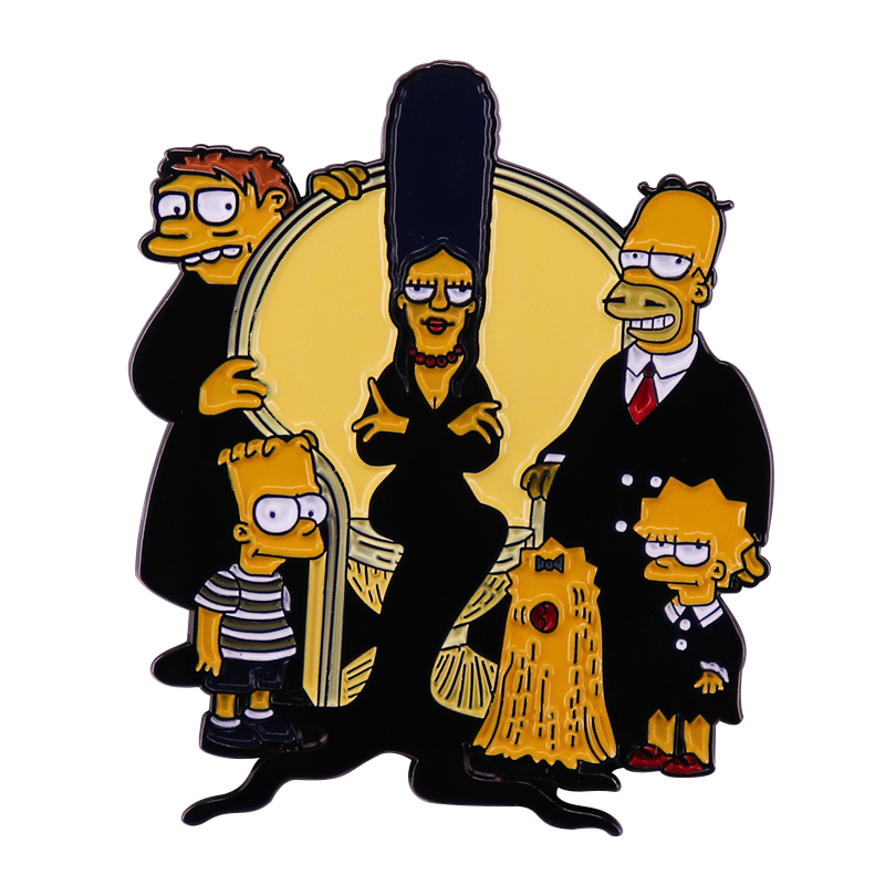 Other Fashion Accessories Cartoon Sitcom Simpson Family Animation Enamel Brooch Pin Jacket Lapel Metal Pins Brooches Badges Exquisite Jewelry Accessories
Other Fashion Accessories Cartoon Sitcom Simpson Family Animation Enamel Brooch Pin Jacket Lapel Metal Pins Brooches Badges Exquisite Jewelry Accessories