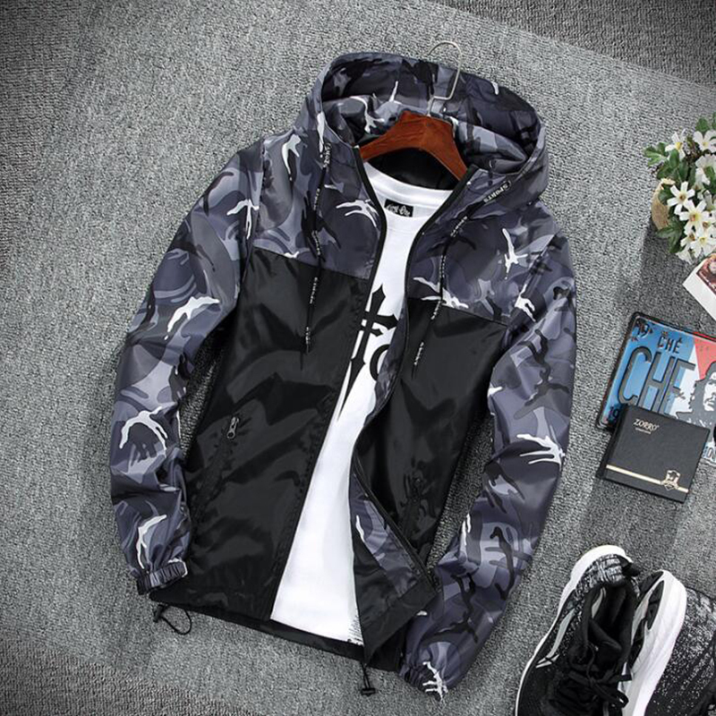 Men's Wool Blends Spring Autumn Coat Men Jacket Camouflage Young Couples Outerwear Colorful Tops Clothes Casual Big Boys Jackets for Men MY015 22