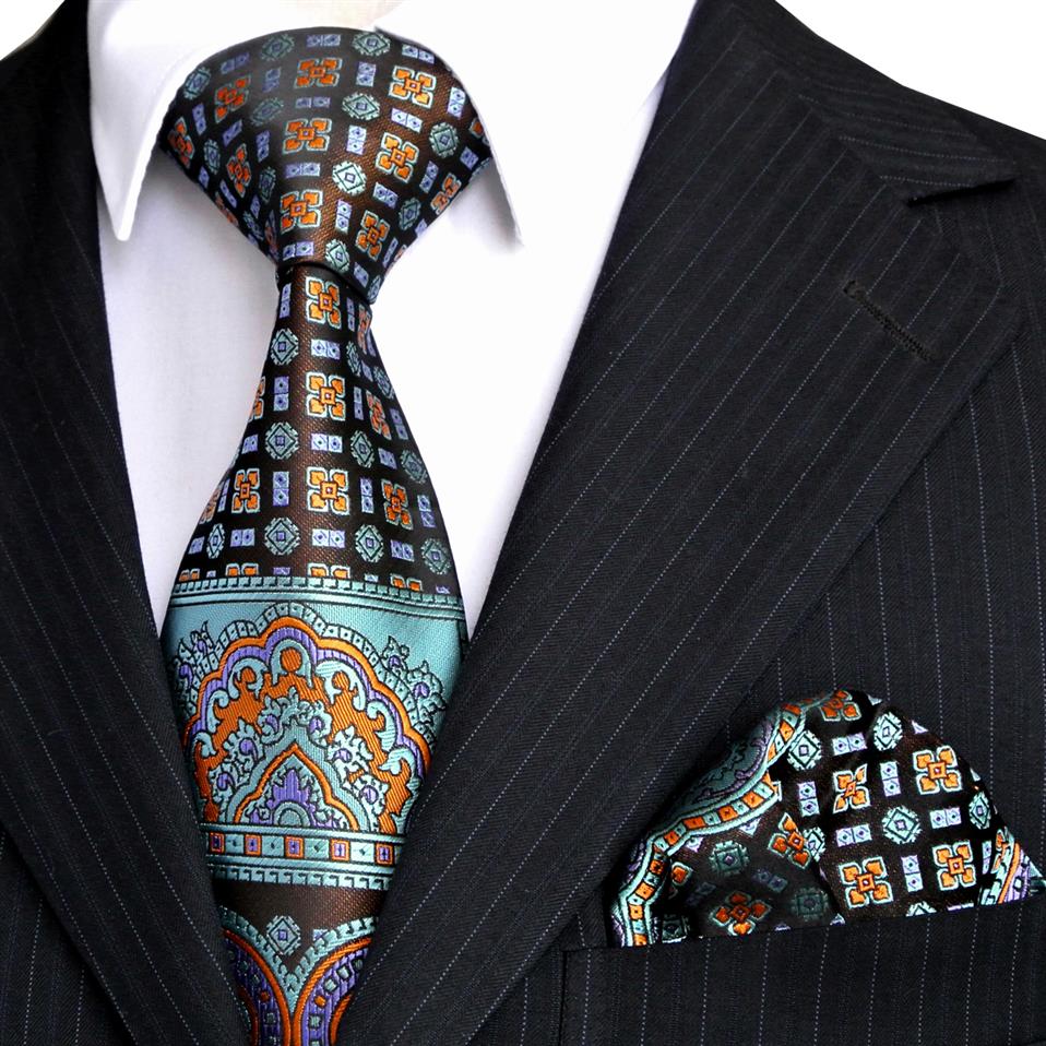 E10 Men's Ties Hanky Multicolor Black Blue Turquoise Floral Neckties Set 100% Silk Whole 247S
E10 Men's Ties Hanky Multicolor Black Blue Turquoise Floral Neckties Set 100% Silk Whole 247S