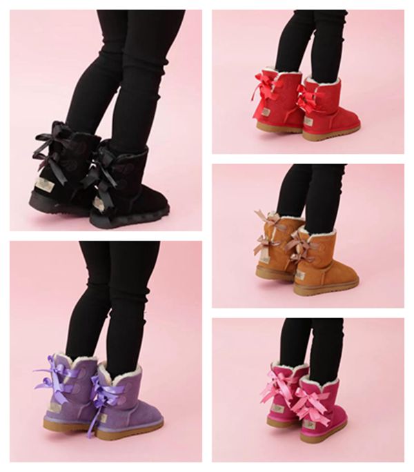 Fashion kids Designer boot Bailey 2 Bows croc Boots Leather toddlers winter Snow Boots Toddler baby booties football black purple Solid, #7
Fashion kids Designer boot Bailey 2 Bows croc Boots Leather toddlers winter Snow Boots Toddler baby booties football black purple Solid, #7
