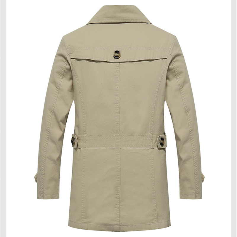 Men's Wool Blends Autumn/Winter Korean Men's Long Business Jacket Men Windbreaker Jackets Casual Trench Coat Male 5 Colors S-5XL JK5793 2209