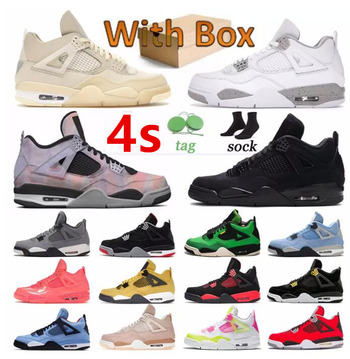 Free ship 4 basketball shoes for men women 4s retro Military Black Cat Sail Red Thunder White Oreo Cactus Jack Blue University Infrared Cool Grey mens sports sneakers, Customize
Free ship 4 basketball shoes for men women 4s retro Military Black Cat Sail Red Thunder White Oreo Cactus Jack Blue University Infrared Cool Grey mens sports sneakers, Customize
