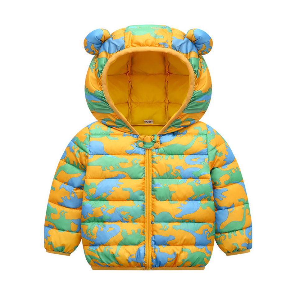 Jackets Autumn Winter Baby Kids Solid Outerwear Infants Boys Girls Hooded Jacket Coats Clothing Christmas Cotton Padded Clothes JYF 220928