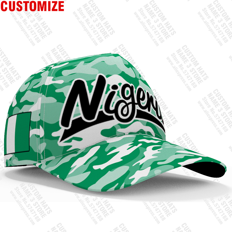 Ball Caps Nigeria Baseball Cap Free 3d Custom Made Name Team Ng Hat Nga Country Travel Federal Nigerian Nation Republic Flag Headgear 220928