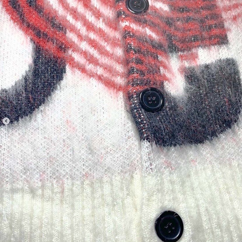 Men's Sweaters Harajuku V Neck Knitwear Men Clothing Men's Pullovers Sweaters Creative Stripes Women's Knitted Streetwear Maiden Oversi