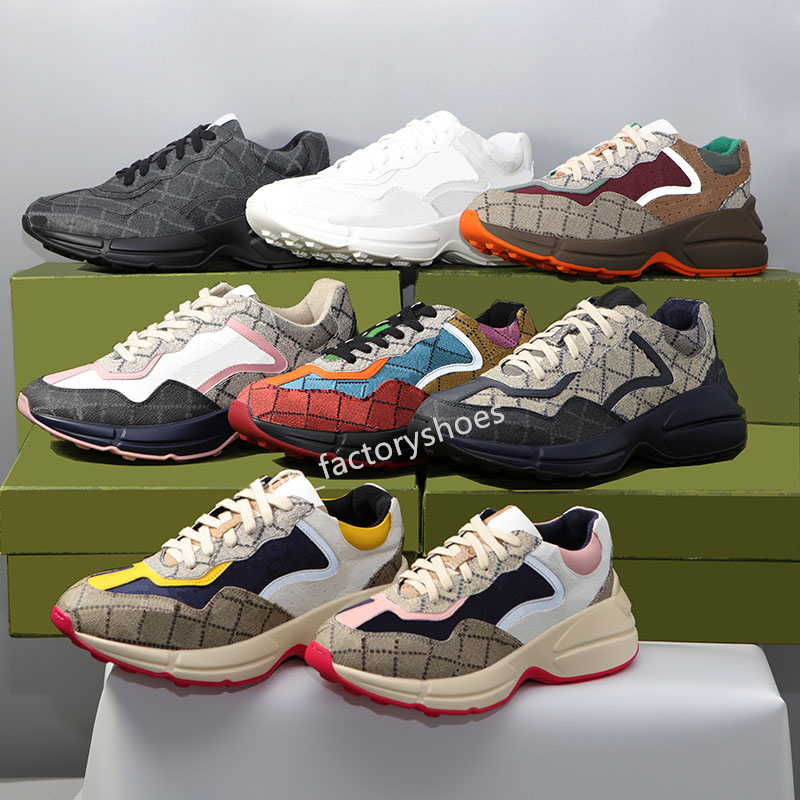 Designer Rhyton Shoes Women Men Sneakers Trainers Platform Sneaker Mouth Shoe Vintage Chaussures Strawberry Mouse With Box, Color 1
Designer Rhyton Shoes Women Men Sneakers Trainers Platform Sneaker Mouth Shoe Vintage Chaussures Strawberry Mouse With Box, Color 1