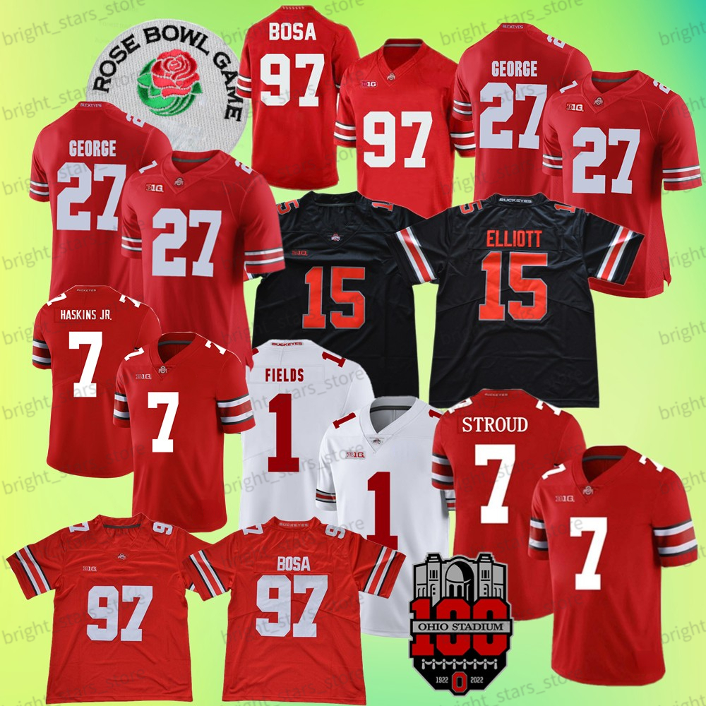 American College Football Wear Custom Ohio State Buckeyes Football Jersey 11 Jaxon Smith-Njigba Henderson Haskins Jr. 7 C.J. Stroud Bosa Fleming Elliott George NCA, Red jersey
American College Football Wear Custom Ohio State Buckeyes Football Jersey 11 Jaxon Smith-Njigba Henderson Haskins Jr. 7 C.J. Stroud Bosa Fleming Elliott George NCA, Red jersey