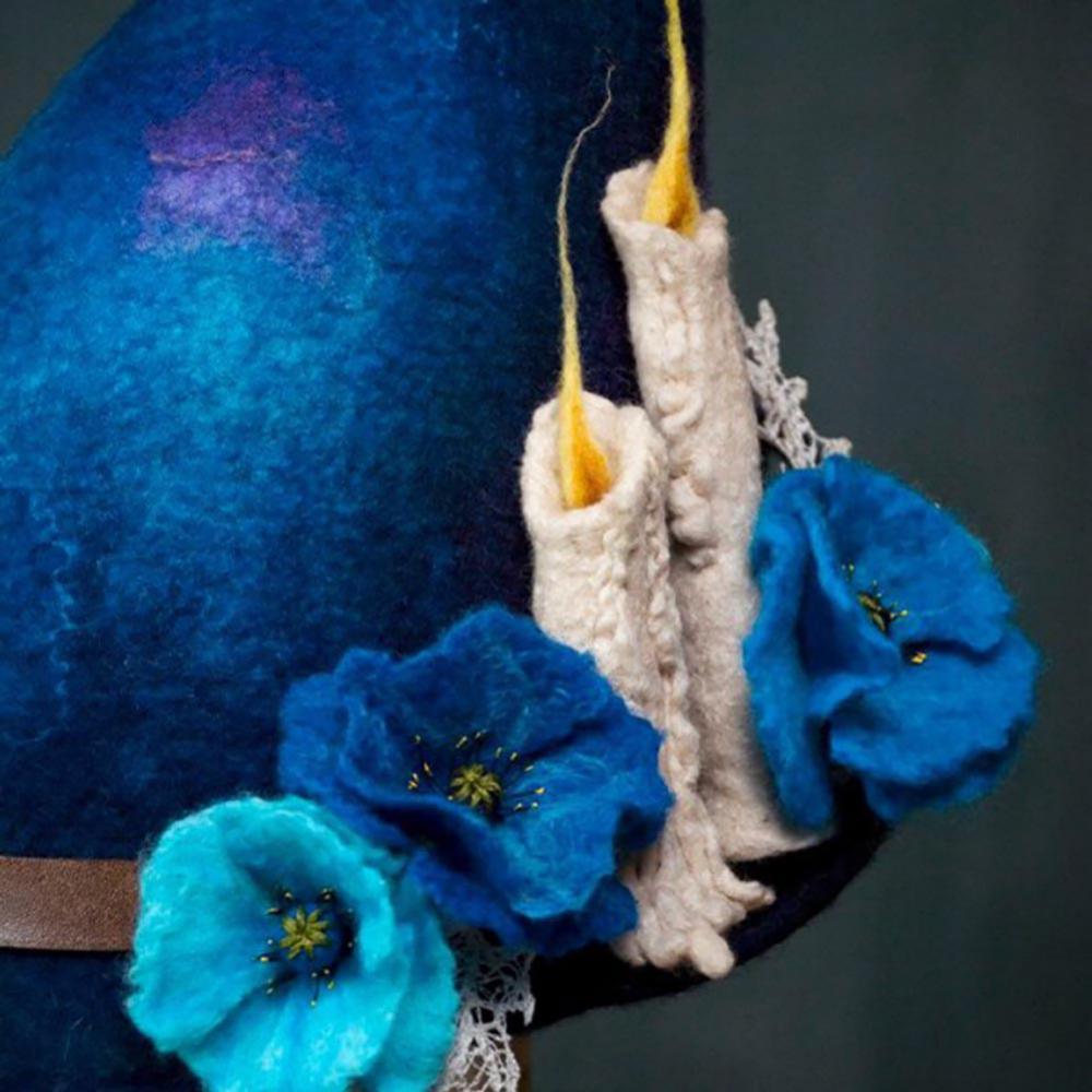 Beanie/Skull Caps 1pcs Witch Wizard Hats Halloween Party Headwear Props Cosplay Costume Accessories For Children Adult 220928
