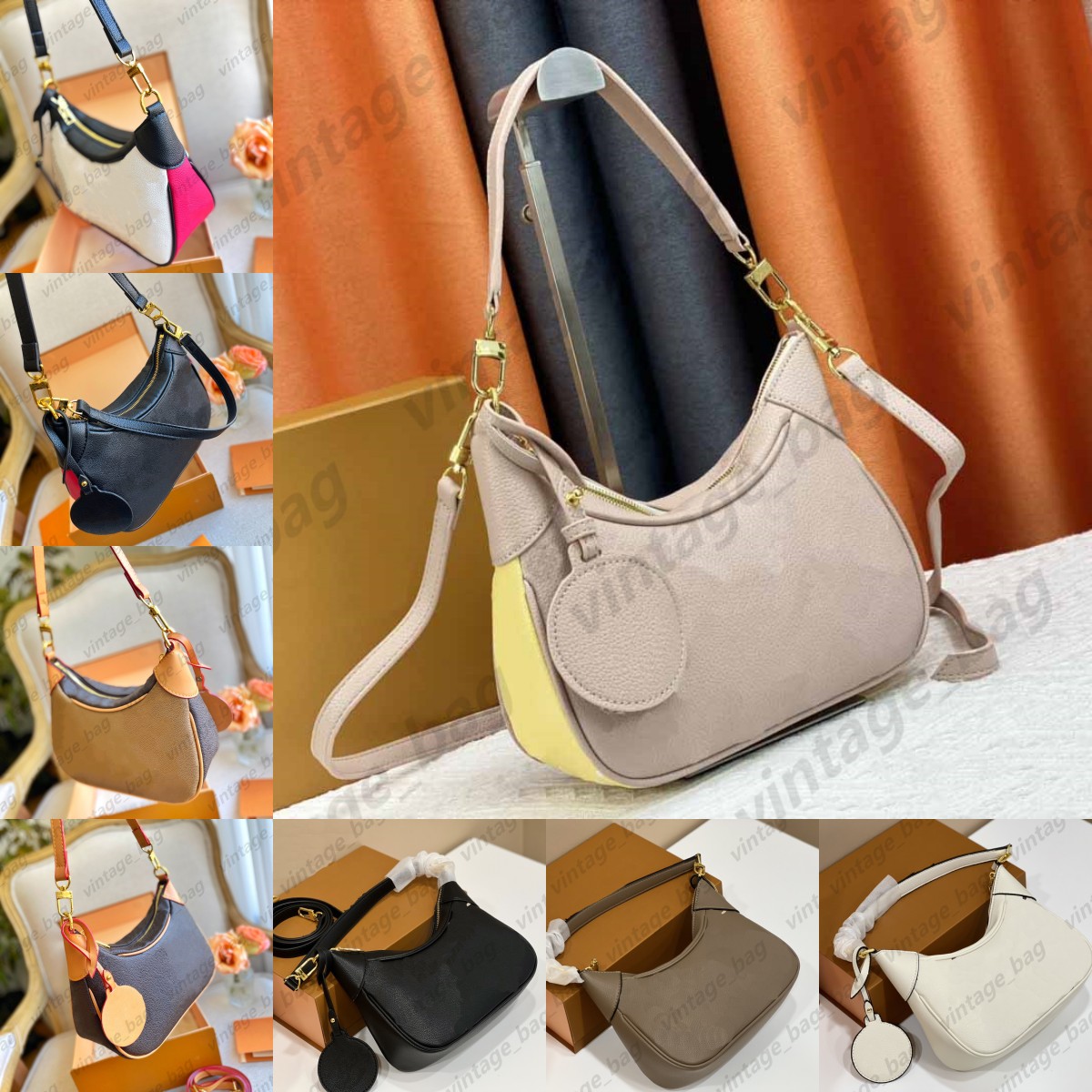 BAGATELLE BB Mini Hobo Bag Monograms Empreinte Womens Designer Subaxillary Handbag Luxury CrossBody Underarm Shoulder Totes M46002 M46099 M46112 M46113 M46091
BAGATELLE BB Mini Hobo Bag Monograms Empreinte Womens Designer Subaxillary Handbag Luxury CrossBody Underarm Shoulder Totes M46002 M46099 M46112 M46113 M46091