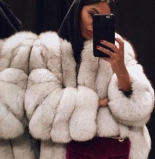 Womens Fur Faux Winter Warm Plush Coat Soft Jacket High Quality Women Thick 220926