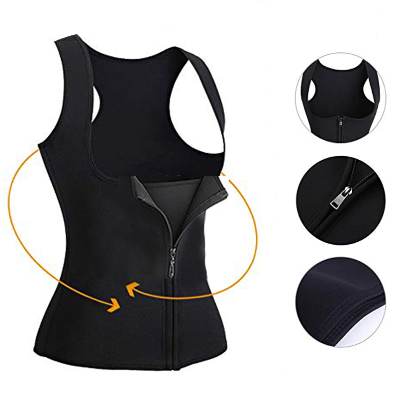 Women's Shapers CXZD Sweat Sauna Body Vest Waist Trainer Slimming Shapewear Weight Loss Shaper Corset 220928
