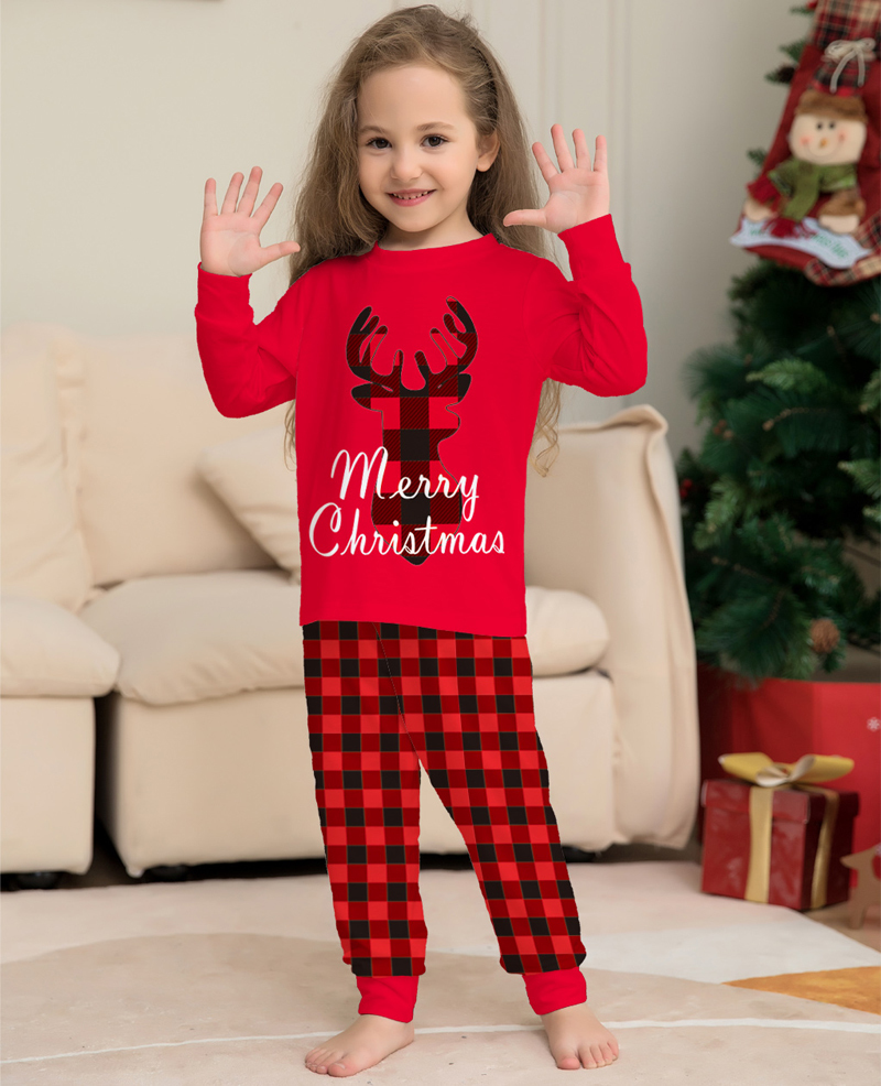 Family Matching Outfits Christmas Pyjamas Family Matching Outfits Father Mother Kids Baby Xmas Sleepwear Mommy and Girl family Christmas Pajamas 22092