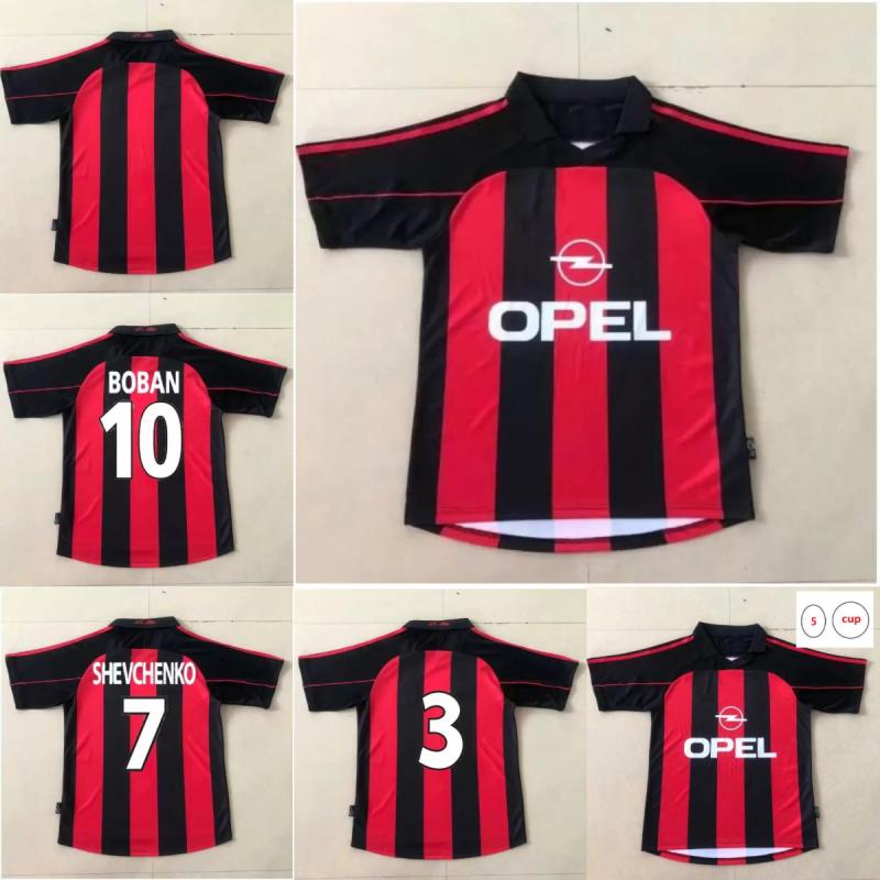 00 02 Cup Retro soccer jersey vintage 2000 2002 classic ac Maglia da calcio CHAMOT SHEVCHENKO BOBAN MILAN Man home away football shirt, 00/02 home
00 02 Cup Retro soccer jersey vintage 2000 2002 classic ac Maglia da calcio CHAMOT SHEVCHENKO BOBAN MILAN Man home away football shirt, 00/02 home