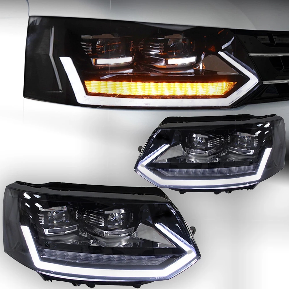 Car Lights for VW Multivan T5 LED Headlight Projector Lnes 20 14-20 19 Head Lamp Animation Dynamic Signal DRL Auto Accessories