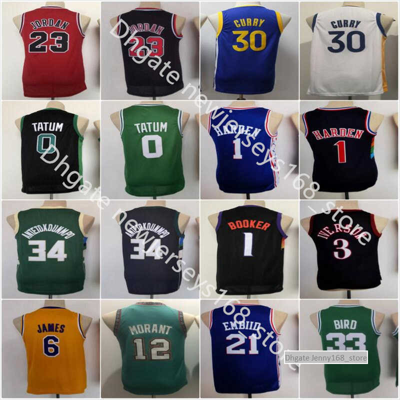 Jersey Youth Basketball Giannis Antetokounmpo Allen Iverson Harden Stephen Curry Joel Embiid Devin Booker Jayson Tatum Ja Morant Bird''nba''Jersey
Jersey Youth Basketball Giannis Antetokounmpo Allen Iverson Harden Stephen Curry Joel Embiid Devin Booker Jayson Tatum Ja Morant Bird''nba''Jersey