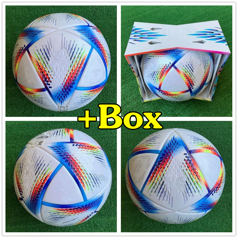 New 2022 World Cup soccer Ball Size 5 Size 4 high-grade nice match football Ship the balls without air