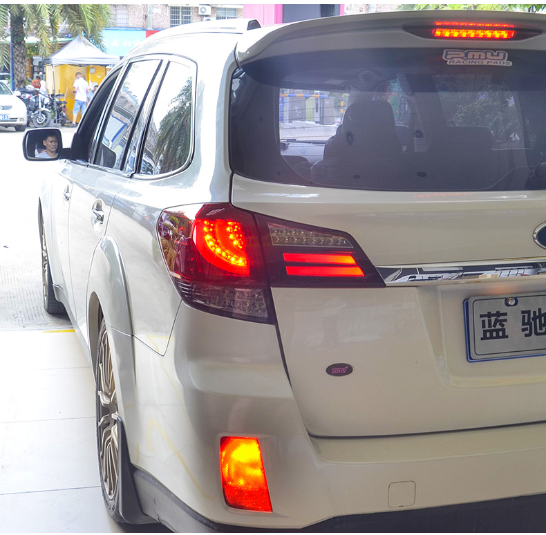Car Taillights For Subaru Outback 20 10-20 16 Tail Lamp LED Fog Lights Day Running Light DRL Tuning Car Accessories