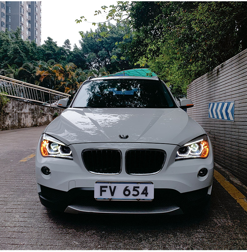 Car Styling Head Lamp for BMW X1 E84 LED Headlight Projector Lens 20 11-20 15 AngelEye DRL Hid Bi Xenon Automotive Accessories