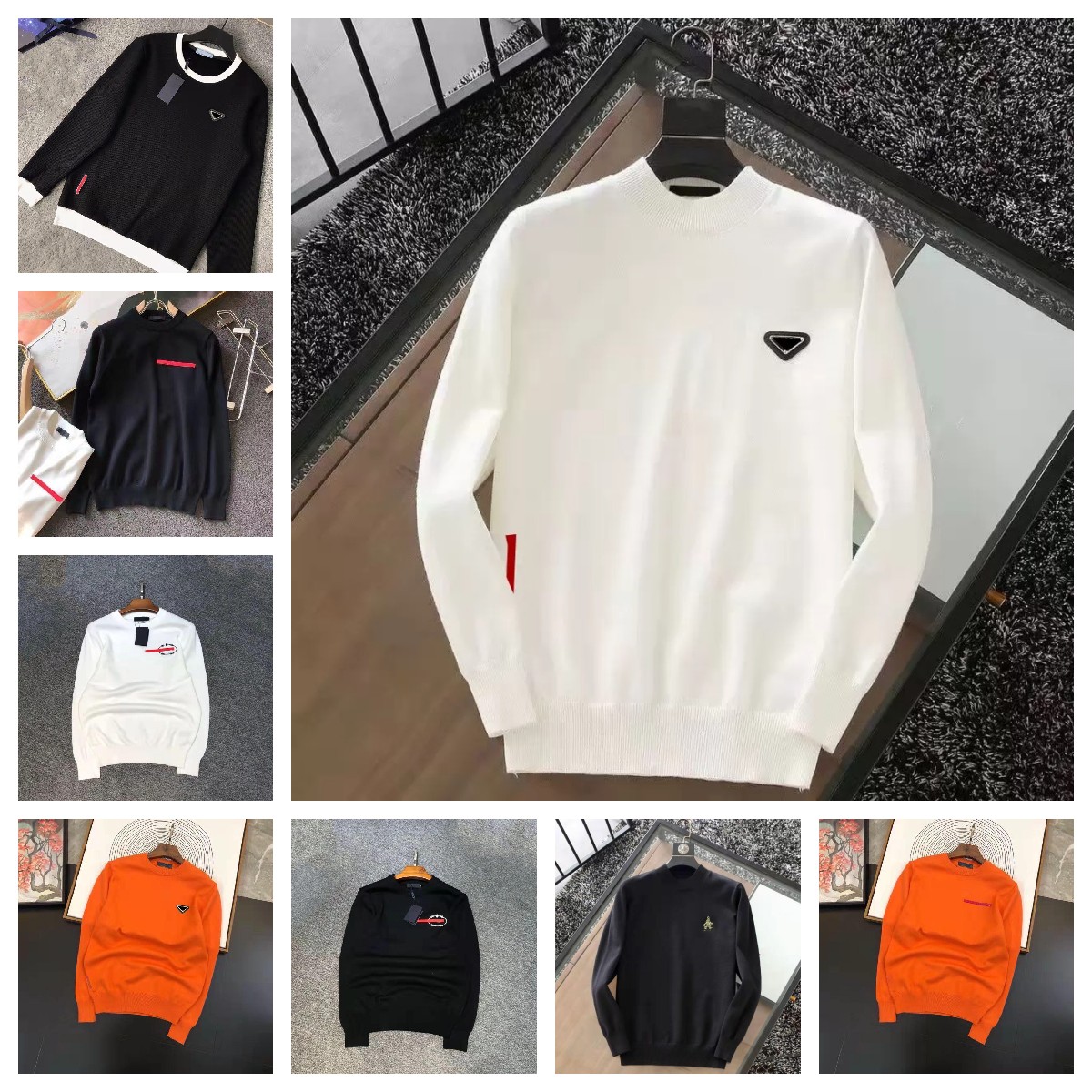 Fashion Designer Man Women Pradas Sweaters Pullover Round Neck Prad Sweatshirts Knits Long Sleeevs Unisex Outwears Warm Tops Man Sweater Size M-XXXL, I need see other product
Fashion Designer Man Women Pradas Sweaters Pullover Round Neck Prad Sweatshirts Knits Long Sleeevs Unisex Outwears Warm Tops Man Sweater Size M-XXXL, I need see other product